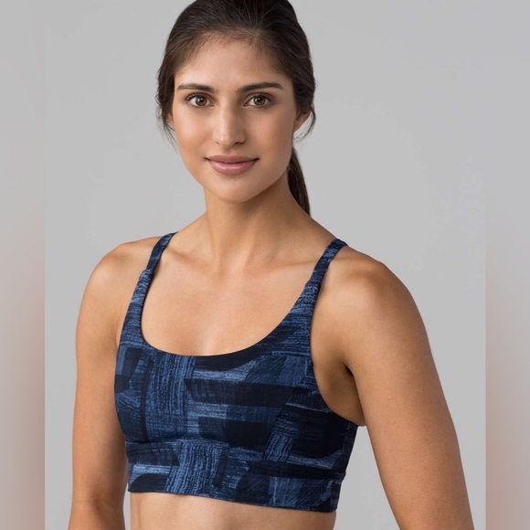 Lululemon Train Times Bra - Size 10 Midnight Navy - Picture 2 of 10